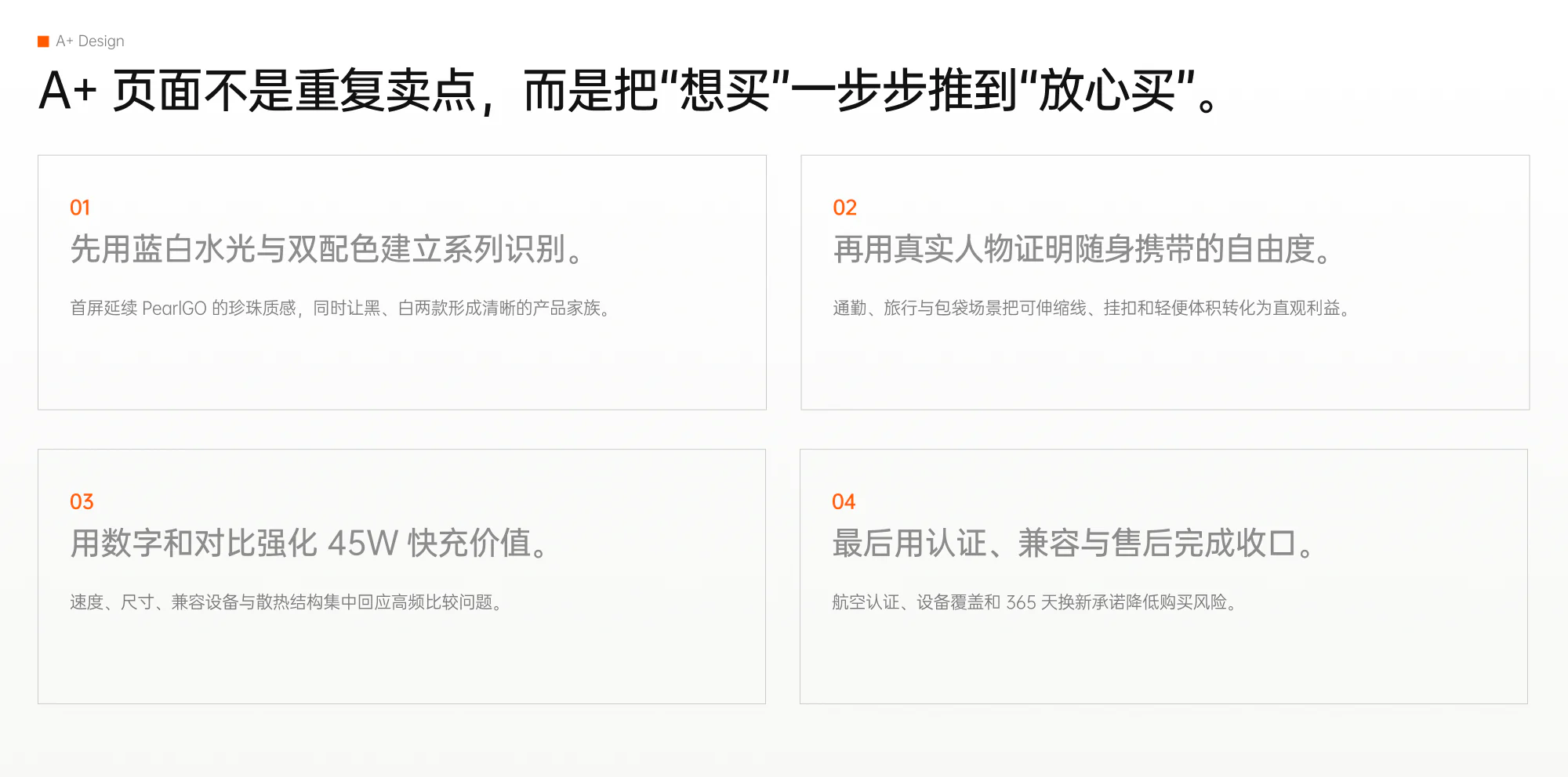 PearlGO 美国站 A+ 页面策略